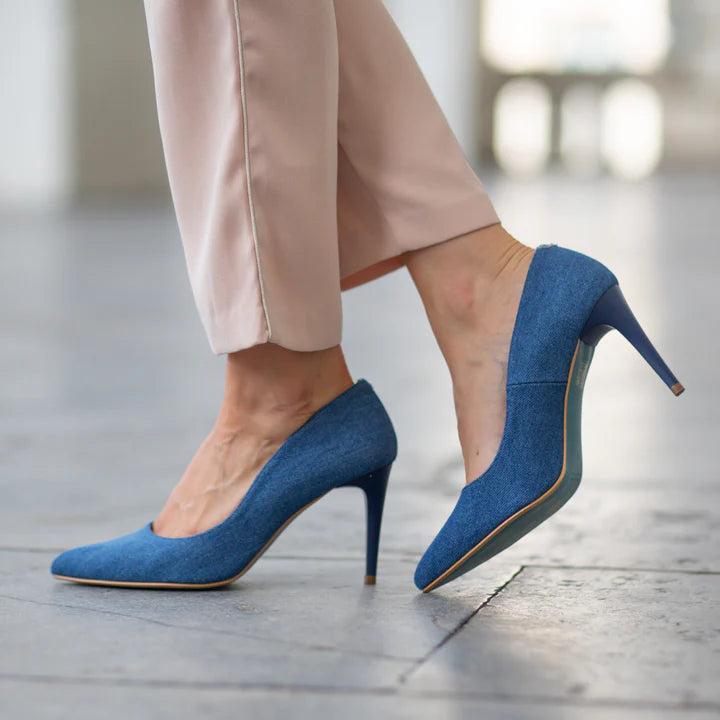 Sandals Stilettos With Jeans Denim Black Block Heel Sandals Outfit